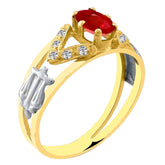 Anel de formatura em ouro 18k - Joyce